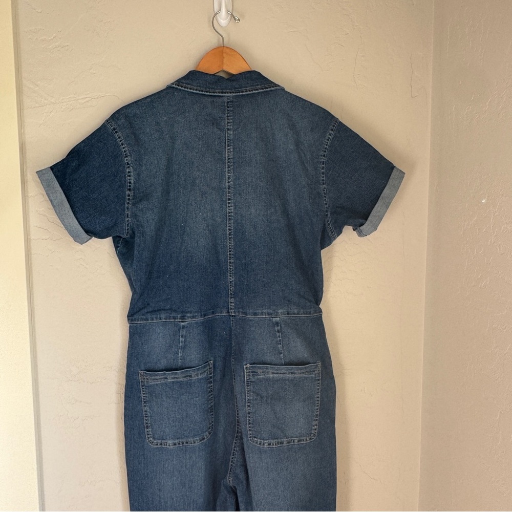 Celebrity Pink Jumpsuit ‎ Women's Denim Short Sleeve Long Jumpsuit Size XL - Picture 13 of 16